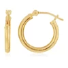 Best Pirce 👏 Hoop Earrings in 14K Yellow Gold by Belk & Co. 🛒
