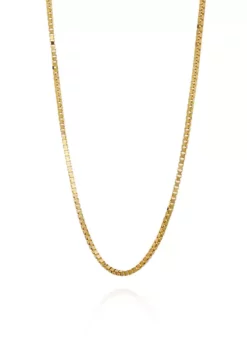 Cheap 👍 Chain Necklace in 14k Yellow - Gold Box by Belk & Co. 👍