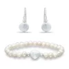 Wholesale 🎉 2 Piece Freshwater Pearl Earrings and Bracelet Set in Sterling Silver by Belk & Co. 🔔