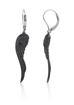 Top 10 😍 Black Diamond Angel Wing Earrings in Sterling Silver by Belk & Co. 🤩 -DealsBelk & Co. Store Belk 5867