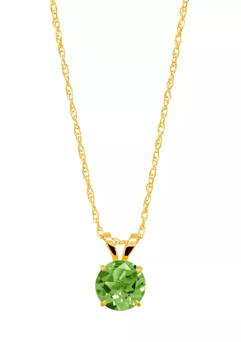 Best deal ๐ 1 ct. t.w. Peridot Pendant Necklace in 10K Yellow Gold by Belk & Co. ๐ 1 Best deal ๐ 1 ct. t.w. Peridot Pendant Necklace in 10K Yellow Gold by Belk & Co. ๐