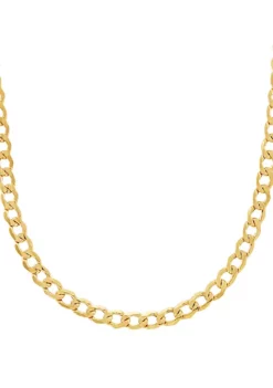 Budget 🌟 Men's Curb Chain in 10k Yellow Gold by Belk & Co. 👍