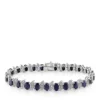 Top 10 ✨ Sterling Silver Black Sapphire and Diamond Bracelet by Belk & Co. 🛒