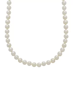 Best deal โค๏ธ 14K Yellow Gold and Freshwater Cultured Pearl Strand Necklace by Belk & Co. ๐