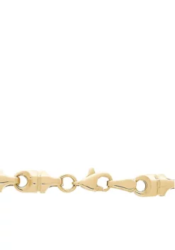 Best reviews of 🔥 Men's Diamond Cut Link Chain Necklace in 10k Yellow Gold by Belk & Co. 👍 -DealsBelk & Co. Store Belk 5936