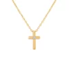 Best deal 🌟 1/10 ct. t.w. Diamond Cross Pendant Necklace in 10K Yellow Gold by Belk & Co. 💯