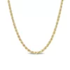 Flash Sale ⌛ 18k Yellow Gold Plated Sterling Silver 2.2mm Rope Chain Necklace by Belk & Co. 🌟