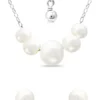 Budget ⭐ Fresh Water Pearl Necklace Earring 2-Piece Set in Sterling Silver by Belk & Co. 🎁