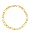 Top 10 ✨ Air Solid Light 10K Yellow Gold Chain Bracelet by Belk & Co. ⌛