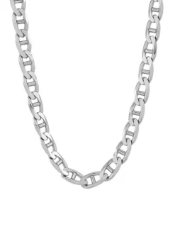 Outlet ๐ 22 Inch Mariner Chain Necklace in Sterling Silver by Belk & Co. โญ