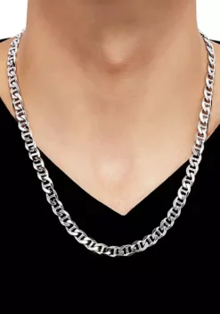 Outlet 👏 22 Inch Mariner Chain Necklace in Sterling Silver by Belk & Co. ⭐ -DealsBelk & Co. Store Belk 5994