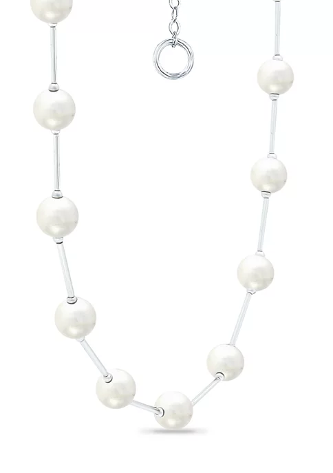 Top 10 ๐ Fresh Water Pearl Station Necklace in Sterling Silver by Belk & Co. โ 3 Top 10 ๐ Fresh Water Pearl Station Necklace in Sterling Silver by Belk & Co. โ - Image 3