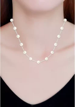Top 10 ๐ Fresh Water Pearl Station Necklace in Sterling Silver by Belk & Co. โ 8 Top 10 ๐ Fresh Water Pearl Station Necklace in Sterling Silver by Belk & Co. โ -DealsBelk & Co. Store Belk 6033