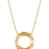 Top 10 🧨 Circle Dangle Necklace in 10K Yellow Gold by Belk & Co. 🔥