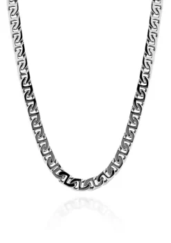 Budget ๐ Swirl Link Necklace in Stainless Steel by Belk & Co. ๐