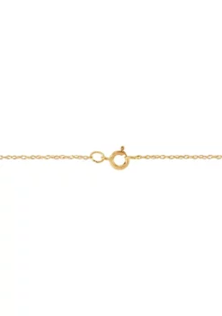 Discount 🛒 2.1 ct. t.w. Created Sapphire Pendant Necklace in 10K Yellow Gold by Belk & Co. 🥰 -DealsBelk & Co. Store Belk 6091