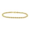 Cheapest 🔥 Men's Rope Chain Bracelet in 10k Yellow Gold (4 mm/9 in) by Belk & Co. ❤️
