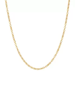 Flash Sale 🔔 18 Inch Chain Necklace in 10K Yellow Gold by Belk & Co. 🎉 -DealsBelk & Co. Store Belk 6135