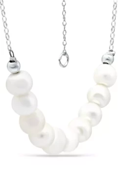 Buy 🎉 Fresh Water Pearl Necklace in Sterling Silver by Belk & Co. 🎁 -DealsBelk & Co. Store Belk 6153