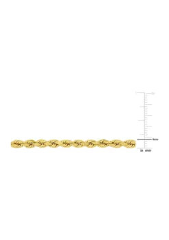 Wholesale 😍 20 in x 4 mm Rope Chain Necklace in 10K Yellow Gold by Belk & Co. ❤️ -DealsBelk & Co. Store Belk 6156
