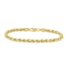 Cheap 😀 Rope Chain Bracelet in 14k Yellow Gold (4 mm/7.5 Inch) by Belk & Co. 🤩