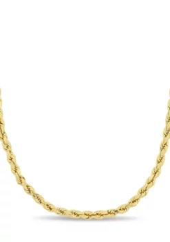 Best deal 🌟 3 Millimeter Rope Chain Necklace in 14K Yellow Gold by Belk & Co. 😍 -DealsBelk & Co. Store Belk 6183