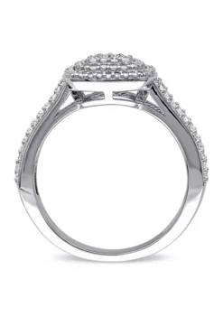 Cheapest 😀 1/2 ct. t.w. Diamond Layered Split Shank Ring In Sterling Silver by Belk & Co. 😉 -DealsBelk & Co. Store Belk 6209