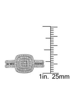 Cheapest 😀 1/2 ct. t.w. Diamond Layered Split Shank Ring In Sterling Silver by Belk & Co. 😉 -DealsBelk & Co. Store Belk 6210