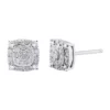 Deals 😀 1/4 ct. t.w. Diamond Earrings in Sterling Silver by Belk & Co. 🎁
