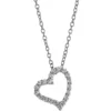 Wholesale 🛒 1/4 ct. t.w. Diamond Heart Pendant Necklace in Sterling Silver by Belk & Co. ✨