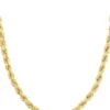 Outlet 😍 4 Millimeter Rope Chain Necklace in 14K Yellow Gold by Belk & Co. 🤩