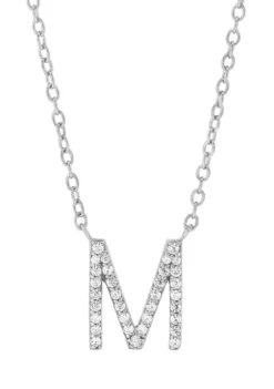 Budget ❤️ 1/10 ct. t.w. Diamond Initial Necklace in Sterling Silver with 18" Cable Chain by Belk & Co. 🔥 21 Budget ❤️ 1/10 ct. t.w. Diamond Initial Necklace in Sterling Silver with 18" Cable Chain by Belk & Co. 🔥 -DealsBelk & Co. Store Belk 63