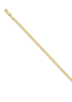 Wholesale ๐ 14k Yellow Gold Curb Link Anklet by Belk & Co. โค๏ธ