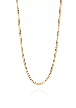 Best deal 🥰 Bevelled Chain Necklace in 14K Yellow Gold by Belk & Co. 🤩 -DealsBelk & Co. Store Belk 6332