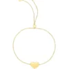 Flash Sale 🎉 Heart Adjustable Bracelet in 14k Yellow Gold by Belk & Co. ✔️