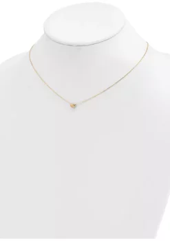 Flash Sale 🎁 16.5 Inch Satin and Polished Star Necklace in 14K Yellow Gold by Belk & Co. 🔥 -DealsBelk & Co. Store Belk 6423
