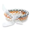 Cheapest 🧨 Fresh Water Multi Color Pearl 3 Strand Stretch Bracelet by Belk & Co. 🔥