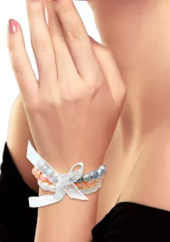 Cheapest 🧨 Fresh Water Multi Color Pearl 3 Strand Stretch Bracelet by Belk & Co. 🔥 -DealsBelk & Co. Store Belk 6447