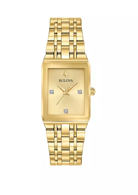Best reviews of 🎉 Women's Futuro Diamond Accent Gold Tone Stainless Steel Bracelet ⌚ Watch by Bulova 🎉 1 Best reviews of 🎉 Women's Futuro Diamond Accent Gold Tone Stainless Steel Bracelet ⌚ Watch by Bulova 🎉