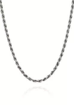 New ๐ Sterling Silver Adjustable Rope Necklace by Belk & Co. ๐