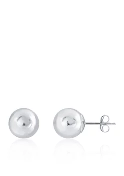 Best Sale 🤩 8 Millimeter Ball Earrings in 14K Gold by Belk & Co. 😀 -DealsBelk & Co. Store Belk 6491
