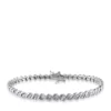 Budget 👍 Diamond Tennis Bracelet in Sterling Silver by Belk & Co. ✔️