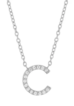 Budget ❤️ 1/10 ct. t.w. Diamond Initial Necklace in Sterling Silver with 18" Cable Chain by Belk & Co. 🔥 24 Budget ❤️ 1/10 ct. t.w. Diamond Initial Necklace in Sterling Silver with 18" Cable Chain by Belk & Co. 🔥 -DealsBelk & Co. Store Belk 66