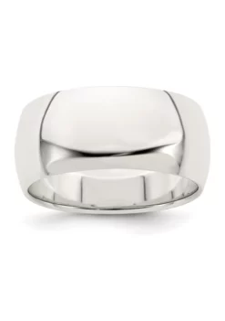 Best Sale 👏 Sterling Silver 9 Millimeter Half-Round Band by Belk & Co. 😍 -DealsBelk & Co. Store Belk 6618