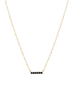 Brand new ✨ 10 Karat Gold Onyx Necklace by Belk & Co. 🎉