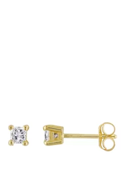 Hot Sale ๐ฅ 1/3 ct. t.w. Princess Cut Diamond Stud Earrings in 14K Yellow Gold by Belk & Co. โญ 5 Hot Sale ๐ฅ 1/3 ct. t.w. Princess Cut Diamond Stud Earrings in 14K Yellow Gold by Belk & Co. โญ -DealsBelk & Co. Store Belk 6652