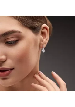 Wholesale 👍 Lab Created 2.42 ct. t.g.w. Created White Sapphire Halo Heart Earrings in Sterling Silver by Belk & Co. ✔️ -DealsBelk & Co. Store Belk 6715