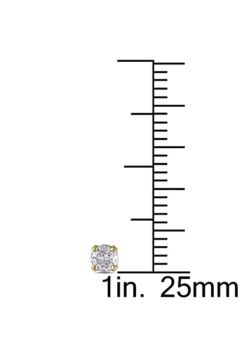 New ๐ 1/4 ct. t.w. Diamond Stud Earrings 10K Yellow Gold by Belk & Co. ๐ 7 New ๐ 1/4 ct. t.w. Diamond Stud Earrings 10K Yellow Gold by Belk & Co. ๐ -DealsBelk & Co. Store Belk 6784