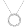 Flash Sale 🧨 1/2 ct. t.w. Lab Created Diamond Necklace in 10K White Gold with 18" Rope Chain by Belk & Co. 🥰