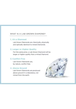 Flash Sale 🧨 1/2 ct. t.w. Lab Created Diamond Necklace in 10K White Gold with 18" Rope Chain by Belk & Co. 🥰 -DealsBelk & Co. Store Belk 6799